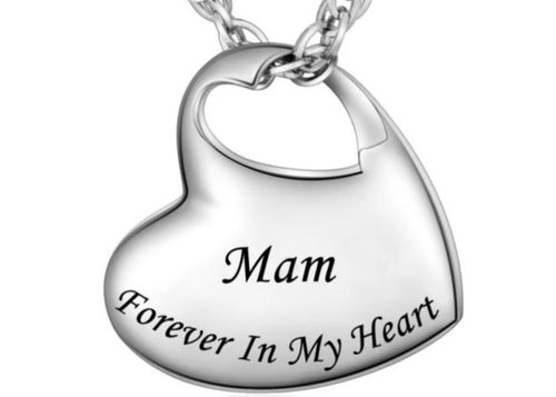 FOREVER IN MY HEART MAM MEMORIAL CREMATION BRACELET