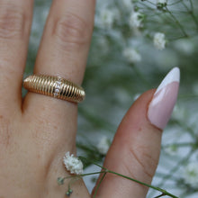 Load image into Gallery viewer, 18CT GOLD PLATED YOUNG HEARTS RING