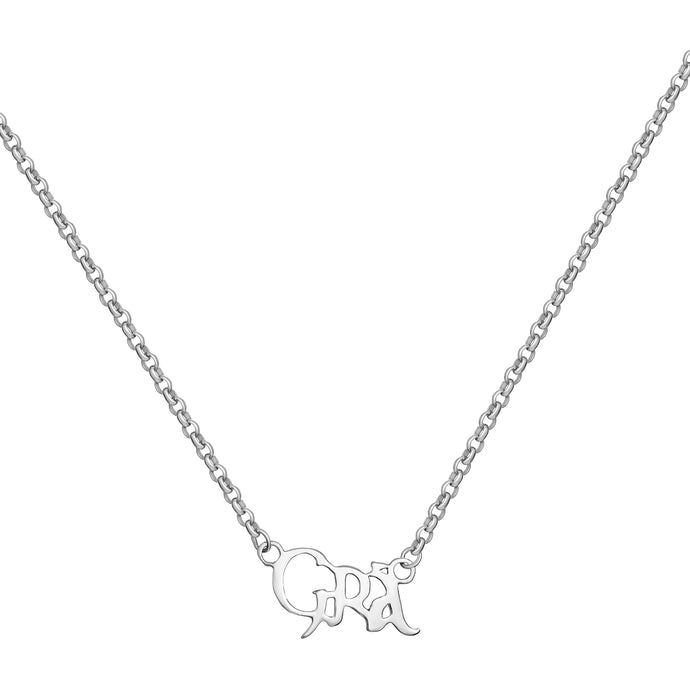 STERLING SILVER GRA NECKLACE