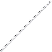 Load image into Gallery viewer, STERLING SILVER UNISEX FLAT CURB CHAIN 18 INCHES