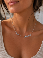 Load image into Gallery viewer, STERLING SILVER MULTI NAME NECKLACE