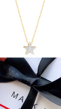 Load image into Gallery viewer, 9CT GOLD DIAMOND STAR PENDANT