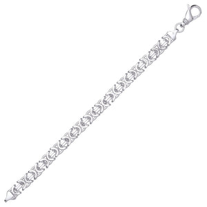 UNISEX CHANEL STYLE HEAVY STERLING SILVER BRACELET