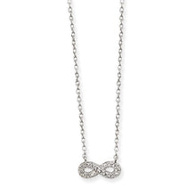 Load image into Gallery viewer, STERLING SILVER INFINITY NECKLACE