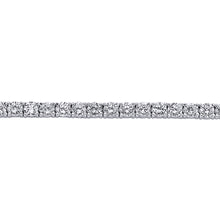 Load image into Gallery viewer, SPARKLING STERLING SILVER 5MM CZ TENNIS BRACELET