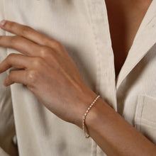 Load image into Gallery viewer, 18CT GOLD PLATED TENNIS BRACELET