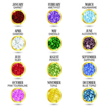 Load image into Gallery viewer, BESPOKE 9CT GOLD FAMILY BIRTHSTONE RING