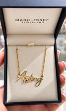 Load image into Gallery viewer, 9CT GOLD SIGNATURE STYLE NAME CHAIN