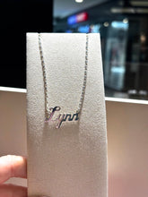 Load image into Gallery viewer, STERLING SILVER CUSTOM MADE NAME CHAIN
