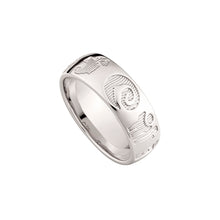 Load image into Gallery viewer, HISTORY OF IRELAND RING CAST IN STERLING SILVER