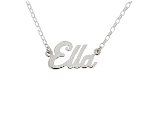 STERLING SILVER NAME CHAIN