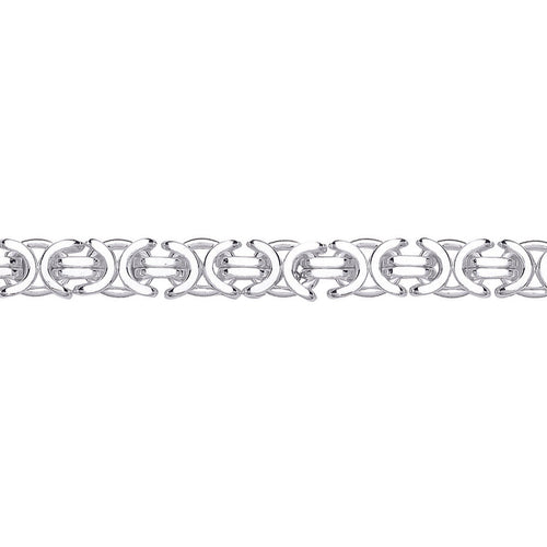 UNISEX CHANEL STYLE HEAVY STERLING SILVER BRACELET