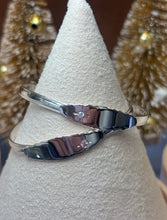 Load image into Gallery viewer, DAINTY STERLING SILVER WHITE CZ BABY BANGLE