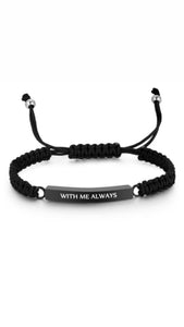 WITH ME ALWAYS MEMORIAL CREMATION BRACELET