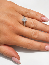 Load image into Gallery viewer, 1.40CT OVAL HIDDEN HALO DIAMOND RING - LABORATORY GROWN