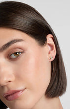 Load image into Gallery viewer, 18CT GOLD PLATED CZ EVIL EYE EARRINGS