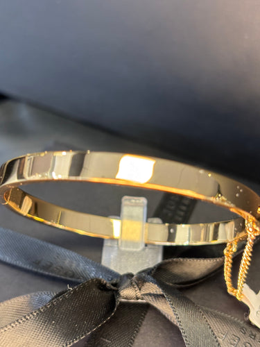 CHILDREN’S 9CT GOLD PLATED  BANGLE