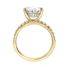 Load image into Gallery viewer, 1.40CT OVAL HIDDEN HALO DIAMOND RING - LABORATORY GROWN