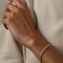Load image into Gallery viewer, 18CT GOLD PLATED OVAL TENNIS BRACELET