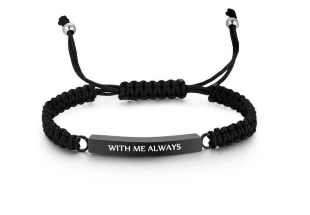 WITH ME ALWAYS MEMORIAL CREMATION BRACELET