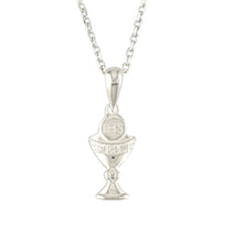 Load image into Gallery viewer, STERLING SILVER COMMUNION CHALICE PENDANT