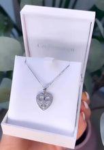 Load image into Gallery viewer, STERLING SILVER CONFIRMATION DOVE HEART PENDANT