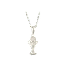 Load image into Gallery viewer, STERLING SILVER COMMUNION CHALICE PENDANT
