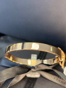 9CT GOLD PLATED CHILDREN’S BANGLE