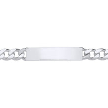 Load image into Gallery viewer, MENS STERLING SILVER CHUNKY CURB ID BRACELET