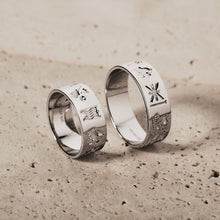 Load image into Gallery viewer, HISTORY OF IRELAND RING CAST IN STERLING SILVER