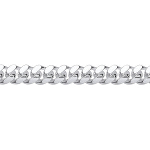 UNISEX STERLING SILVER MIAMI CUBAN COURT CURB CHAIN 8MM
