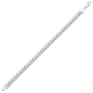 UNISEX STERLING SILVER MIAMI CUBAN COURT CURB CHAIN 8MM