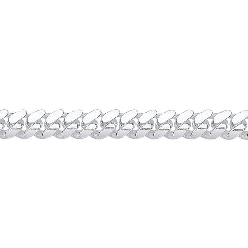 UNISEX STERLING SILVER MIAMI CUBAN COURT CURB CHAIN 7MM