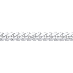 UNISEX STERLING SILVER MIAMI CUBAN COURT CURB CHAIN 7MM