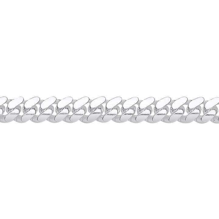 UNISEX STERLING SILVER MIAMI CUBAN COURT CURB CHAIN 7MM