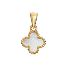 Load image into Gallery viewer, STERLING SILVER GOLD PLATED MOTHER OF PEARL NECKLACE