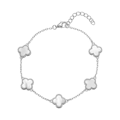 STERLING SILVER MOTHER OF PEARL BRACELET