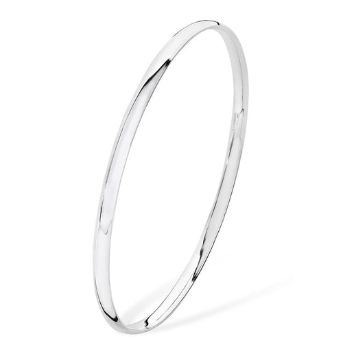STERLING SILVER SOLID BANGLE