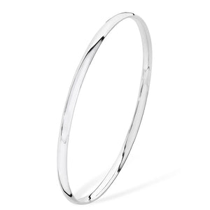 STERLING SILVER SOLID BANGLE