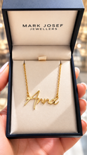 Load image into Gallery viewer, 9CT GOLD SIGNATURE STYLE NAME CHAIN