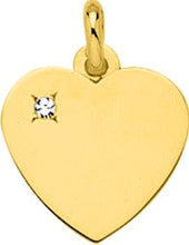Load image into Gallery viewer, 18CT GOLD FILLED CUBIC ZIRCONIA HEART NECKLACE THE PERFECT GIFT
