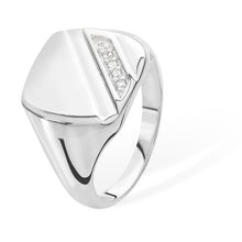 Load image into Gallery viewer, GENTS STERLING SILVER SIGNET RING