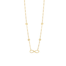 Load image into Gallery viewer, GOLD PLATED INFINITY LINK NECKLACE