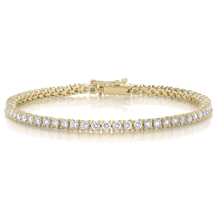 EXCLUSIVE OFFER 5.00CT LAB DIAMOND TENNIS BRACELET