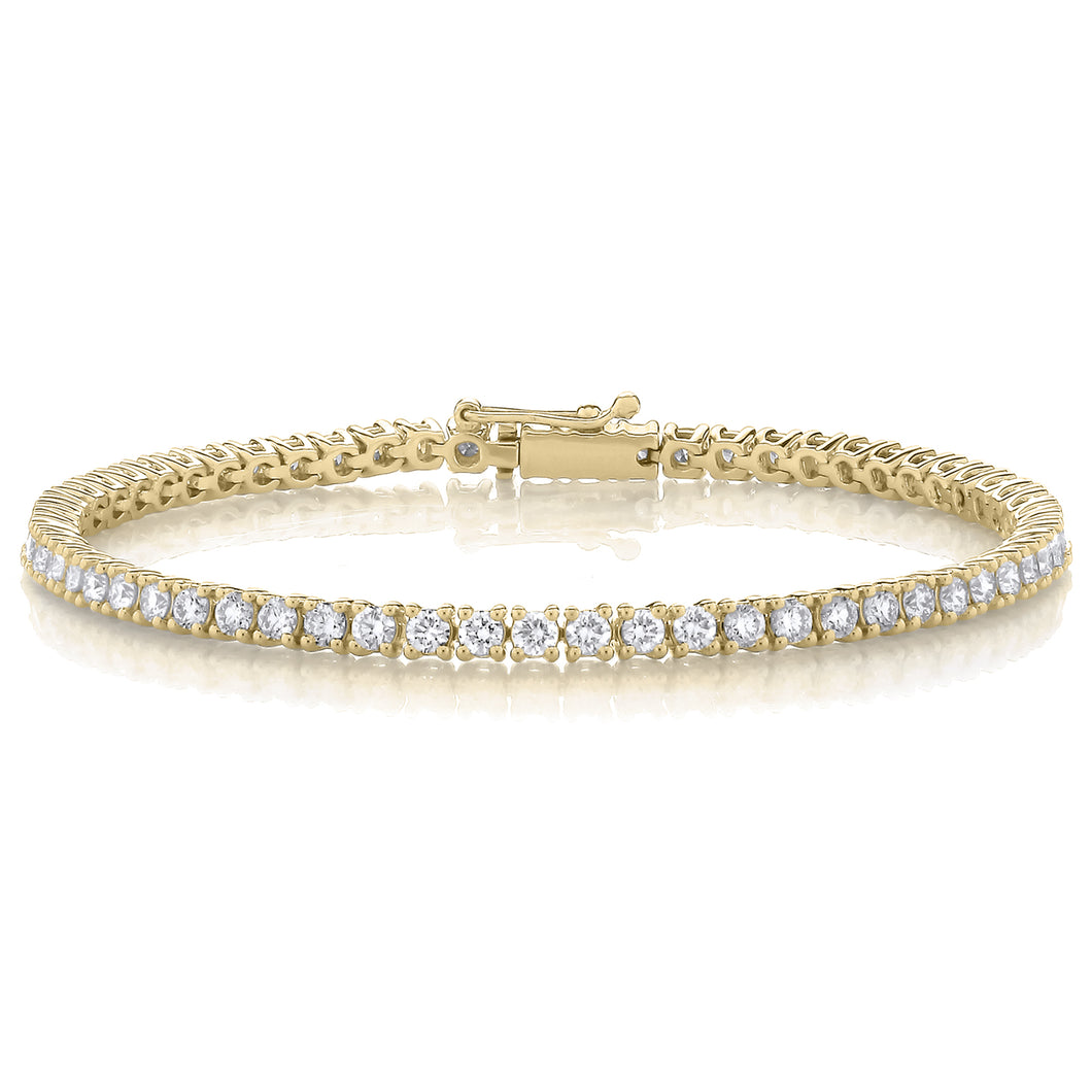 EXCLUSIVE OFFER 5.00CT LAB DIAMOND TENNIS BRACELET