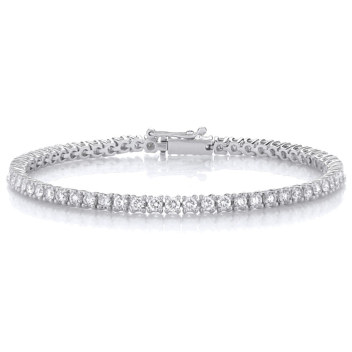 EXCLUSIVE OFFER 5.00CT LAB DIAMOND TENNIS BRACELET