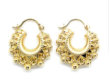 Load image into Gallery viewer, 9CT YELLOW GOLD CREOLE EARRINGS
