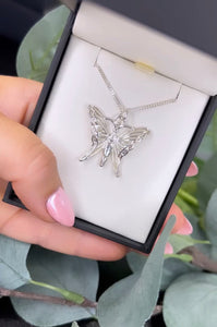 STERLING SILVER BUTTERFLY NECKLACE