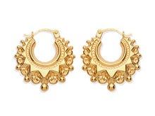 Load image into Gallery viewer, VINTAGE STYLE 9CT GOLD CREOLE EARRINGS
