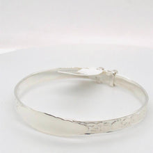 Load image into Gallery viewer, STERLING SILVER PERSONALISED CELTIC BABY BANGLE